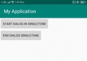 एंड्रॉइड में सिंक्रनाइज़ का उपयोग करके सिंगलटन संवाद का उपयोग कैसे करें? 