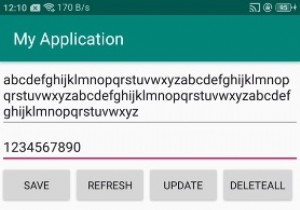 Android sqlite में TINYTEXT मान का उपयोग कैसे करें? 