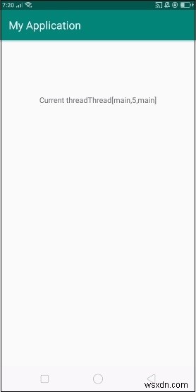 एंड्रॉइड में वर्तमान थ्रेड नाम कैसे प्राप्त करें? 