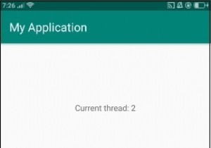 एंड्रॉइड में वर्तमान थ्रेड आईडी कैसे प्राप्त करें? 