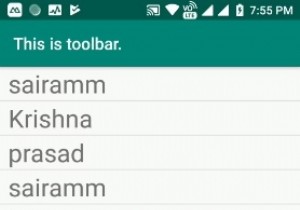 एंड्रॉइड में ऐपबार लेआउट का उपयोग कैसे करें? 