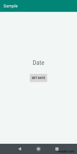 एंड्रॉइड में डेटपिकर डायलॉग में तारीख कैसे सेट करें? 