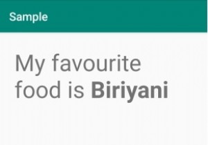 एंड्रॉइड में टेक्स्ट व्यू पर एक विशिष्ट टेक्स्ट कैसे बोल्ड करें? 