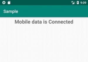एंड्रॉइड में नेटवर्क कनेक्शन की स्थिति की निगरानी कैसे करें? 