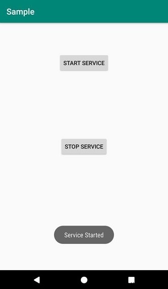 Android में गतिविधि और सेवा के बीच संचार? 