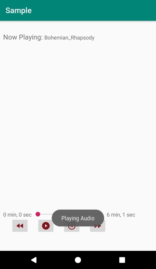 MediaPlayer क्लास एक Android ऐप में एक बुनियादी ऑडियो प्लेयर लागू करने के लिए 