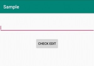 कैसे जांचें कि एंड्रॉइड संपादन टेक्स्ट खाली है या नहीं? 