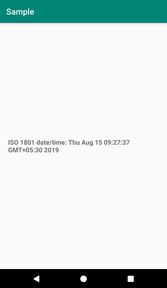 एंड्रॉइड में आईएसओ 8601 स्ट्रिंग को दिनांक/समय ऑब्जेक्ट में कैसे परिवर्तित करें? 