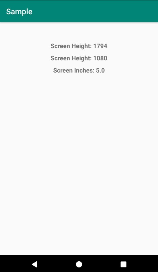 मैं एंड्रॉइड डिवाइस स्क्रीन ऊंचाई, चौड़ाई कैसे प्राप्त कर सकता हूं? 