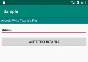 एंड्रॉइड पर टेक्स्ट फ़ाइल कैसे बनाएं और उस फ़ाइल में डेटा कैसे डालें? 