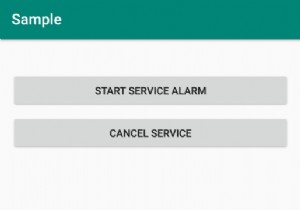 एंड्रॉइड में अलार्म मैनेजर का उपयोग करके सेवा कैसे शुरू करें? 