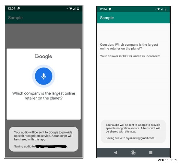 एंड्रॉइड ऐप में स्पीच रिकॉग्नाइज़र एपीआई का उपयोग कैसे करें? 