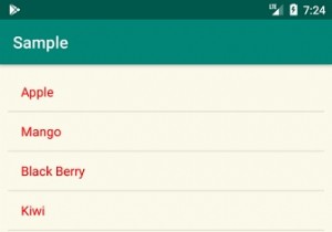 Android ListView का रंग और फ़ॉन्ट कैसे बदलें? 