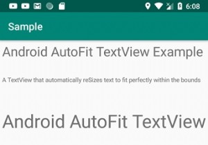 एंड्रॉइड पर बाउंड के भीतर फिट करने के लिए टेक्स्ट व्यू टेक्स्ट को ऑटो स्केल करने का सबसे अच्छा तरीका क्या है? 