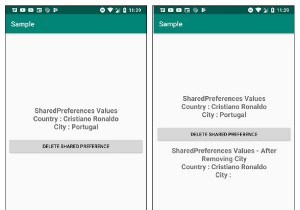 मूल्यों को स्टोर करने, पढ़ने और संपादित करने के लिए एंड्रॉइड पर SharedPreferences का उपयोग कैसे करें? 