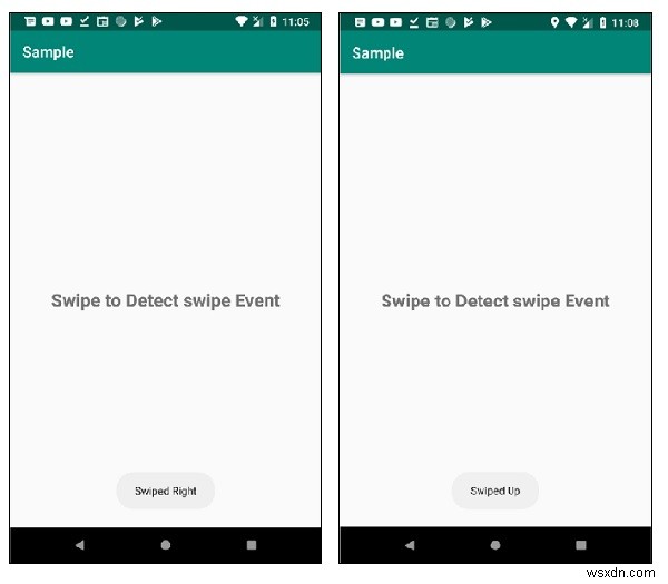एंड्रॉइड में बाएं/दाएं और ऊपर/नीचे के बीच स्वाइप दिशा का पता कैसे लगाएं? 