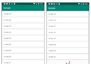 Android में RecyclerView के साथ अंतहीन सूची को कैसे कार्यान्वित करें? 
