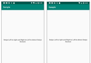 एंड्रॉइड पर दाएं से बाएं और बाएं से दाएं स्वाइप जेस्चर को कैसे संभालें? 