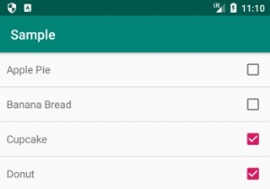 किसी डेटाबेस से डेटा को किसी सूची दृश्य में एंड्रॉइड चेकबॉक्स में कैसे बांधें? 