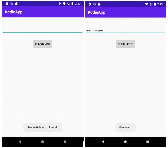 कैसे जांचें कि कोटलिन में एंड्रॉइड एडिटटेक्स्ट खाली है या नहीं? 