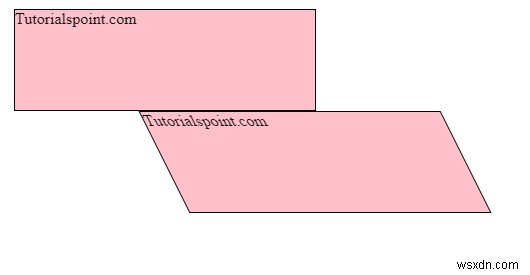 CSS के साथ मैट्रिक्स को दूसरी दिशा में बदलना 