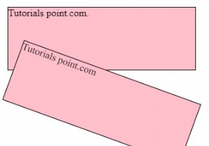 CSS का उपयोग करके तत्व को कोण के आधार पर घुमाएँ 