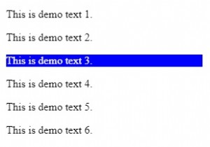 प्रत्येक  p 
 तत्व को स्टाइल करें जो उसके माता-पिता का बच्चा है, सीएसएस के साथ अंतिम बच्चे से गिना जाता है 