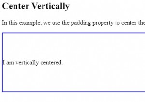 CSS में एक तत्व को लंबवत रूप से केन्द्रित करें 