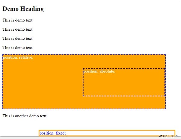 CSS में फिक्स्ड पोजिशनिंग 