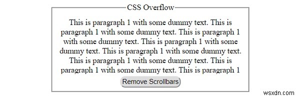 CSS अतिप्रवाह संपत्ति के साथ कार्य करना 