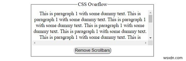 CSS अतिप्रवाह संपत्ति के साथ कार्य करना 