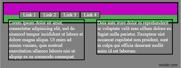 CSS का उपयोग करके संक्षिप्त माता-पिता को ठीक करना 