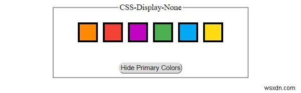 CSS डिस्प्ले और विजिबिलिटी के बीच अंतर 