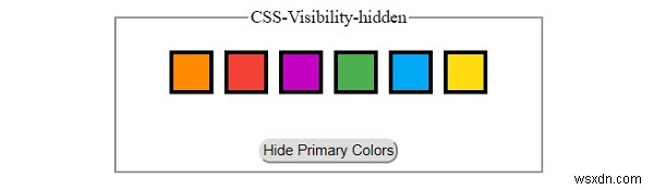 CSS डिस्प्ले और विजिबिलिटी के बीच अंतर 