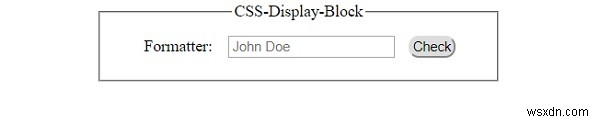 CSS में उपयोग नहीं कर रहा प्रदर्शित करें 