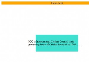 CSS का उपयोग करके पूर्ण स्थिति निर्धारण 