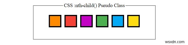 सीएसएस में :nth-child छद्म वर्ग 