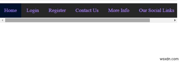 सीएसएस के साथ क्षैतिज स्क्रॉल करने योग्य मेनू कैसे बनाएं? 