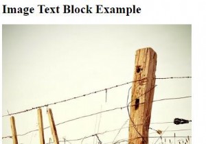 CSS का उपयोग करके किसी छवि पर टेक्स्ट ब्लॉक कैसे लगाएं? 