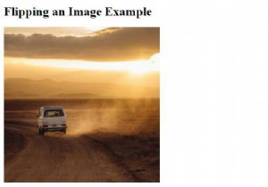 कैसे सीएसएस के साथ एक छवि फ्लिप करने के लिए (एक दर्पण प्रभाव जोड़ें)? 