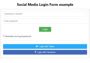 CSS के साथ सोशल मीडिया लॉगिन फॉर्म कैसे बनाएं? 