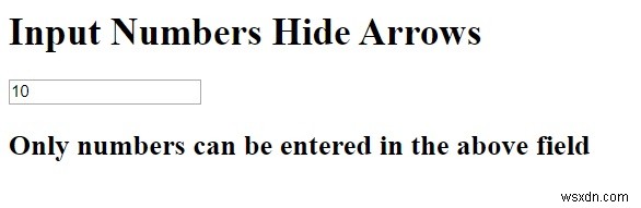 कैसे सीएसएस के साथ इनपुट प्रकार संख्या से तीर / स्पिनरों को दूर करने के लिए? 