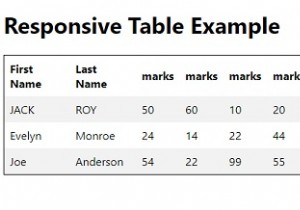 कैसे सीएसएस के साथ एक उत्तरदायी तालिका बनाने के लिए? 
