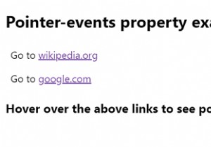 CSS सूचक-घटनाएँ संपत्ति 