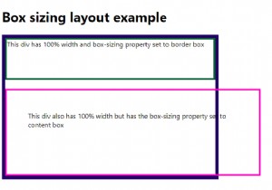 CSS3 का उपयोग करके बॉक्स-साइज़िंग के साथ लेआउट बनाना 
