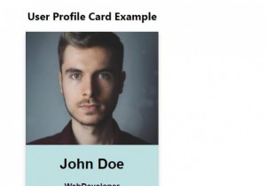 CSS के साथ प्रोफाइल कार्ड कैसे बनाएं? 