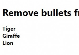 कैसे सीएसएस का उपयोग कर गोलियों के बिना एक अनियंत्रित सूची बनाने के लिए? 