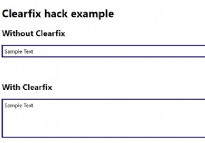 CSS के साथ clearfix हैक के साथ फ़्लोट्स को कैसे साफ़ करें? 