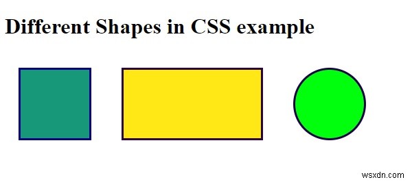 सीएसएस के साथ अलग-अलग आकार कैसे बनाएं? 