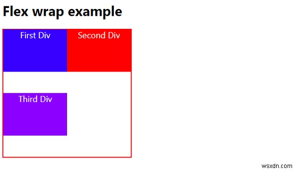 CSS3 का उपयोग करके फ्लेक्स आइटम की रैपिंग सक्षम करें 